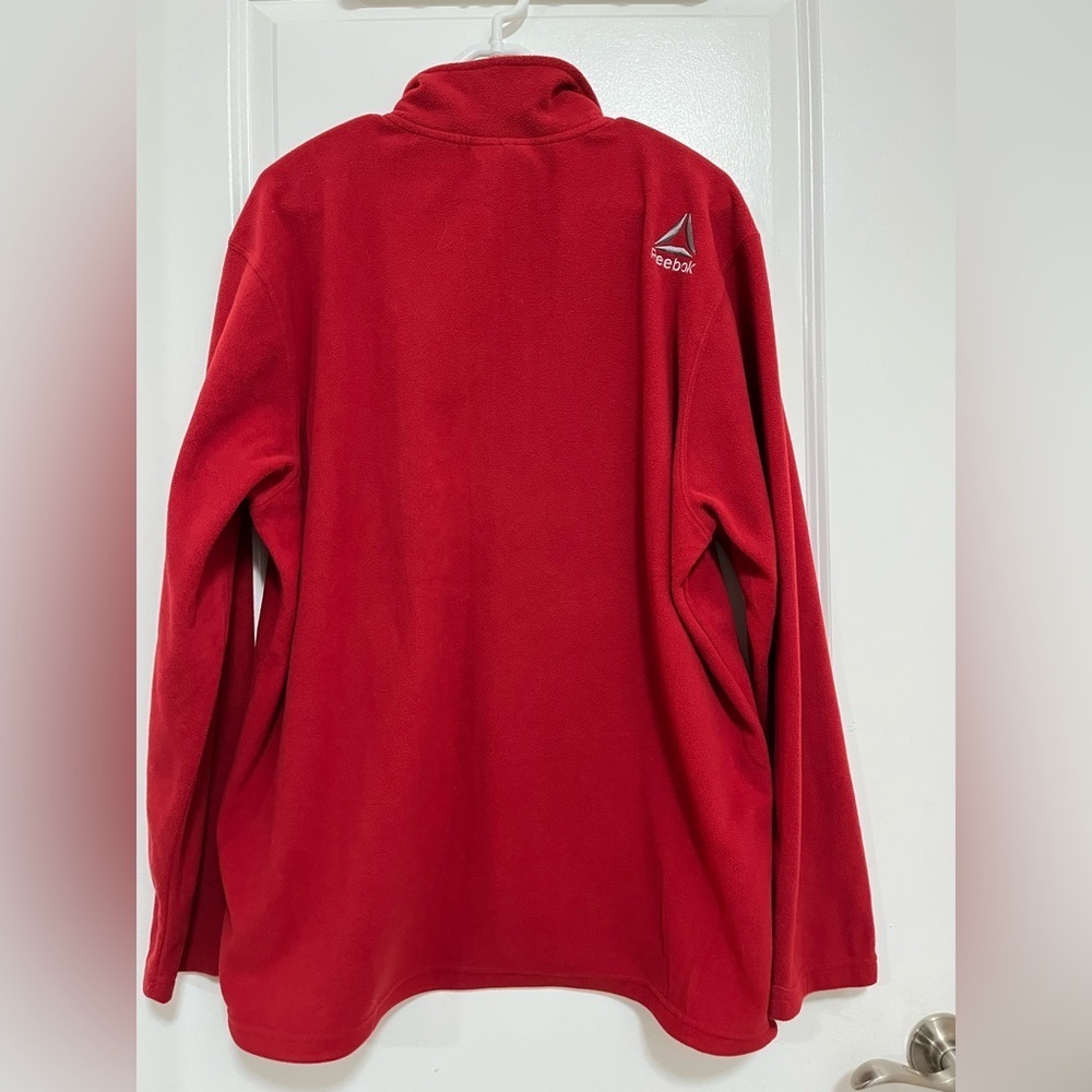 Reebok Men's Bold Red Performance Jacket - Picture 5 of 10